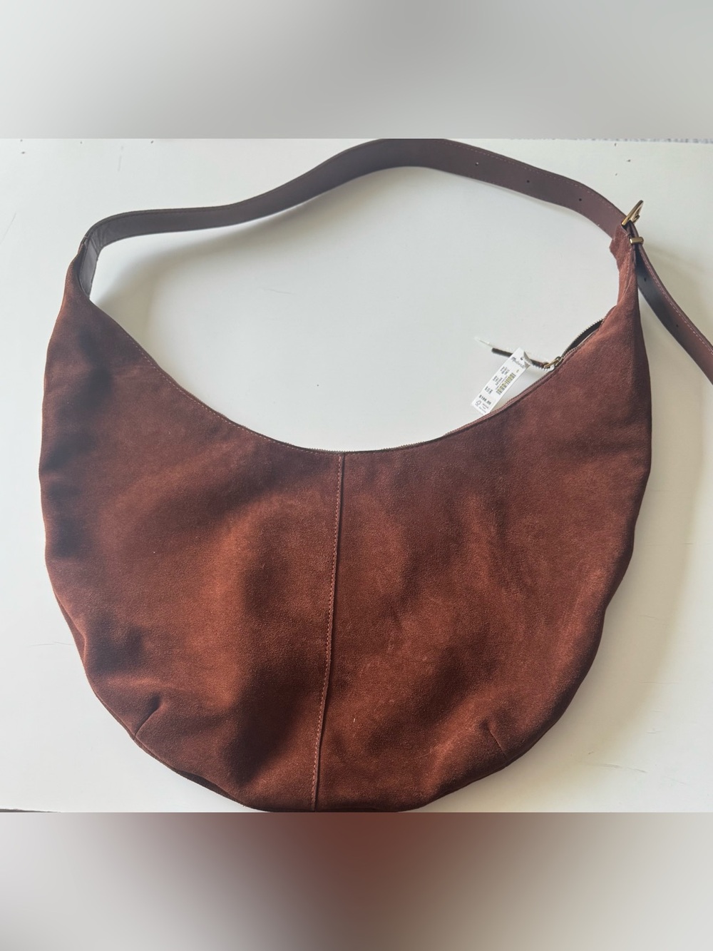 Madewell  Suede Essentials Slouch Hobo Bag NEW - Picture 5 of 16